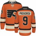 Mens Reebok Philadelphia Flyers #9 Ivan Provorov Authentic Orange New Third NHL Jersey