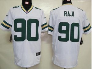 Nike NFL green bay packers #90 raji white Elite jerseys0