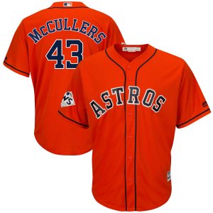 Mens Houston Astros #43 Lance McCullers Jr. Orange 2017 World Series Bound Cool Base Player Jersey