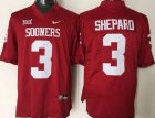 NCAA Oklahoma Sooners #3 Sterling Shepard Red New XII Stitched Jersey