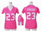 Nike Women Houston Texans #23 Arian Foster pink jerseys[draft him ii top]