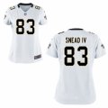 Women's Nike New Orleans Saints #83 Willie Snead IV White NFL Jersey