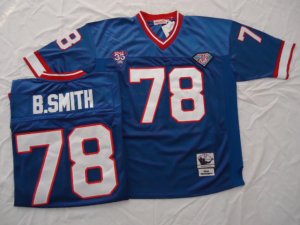 nfl buffalo bills #78 b.smith m&n blue