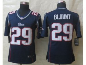 Nike New England Patriots #29 Blount blue Jerseysï¼ˆGameï¼‰