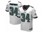 Mens Nike Philadelphia Eagles #34 Donnel Pumphrey Elite White NFL Jersey