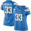 Women's Nike San Diego Chargers #33 Dexter McCluster Limited Electric Blue Alternate NFL Jersey