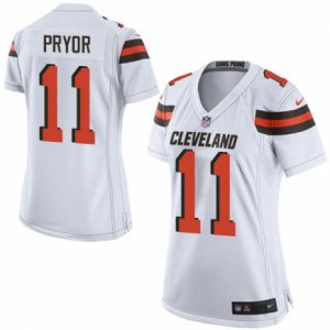 Women\'s Nike Cleveland Browns #11 Terrelle Pryor Limited White NFL Jersey