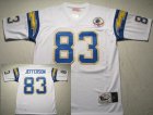 nfl San Diego Chargers #83 Jefferson Throwback white