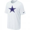 Dallas Cowboys Sideline Legend Authentic Logo T-Shirt White