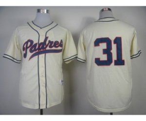 mlb jerseys san diego padres #31 winfield cream [1948 m&n]