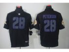 Nike NFL Minnesota Vikings #28 Adrian Peterson black jerseys[Impact Limited]