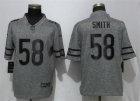 Nike Bears #58 Roquan Smith Gray Gridiron Gray Vapor Untouchable Limited Jersey