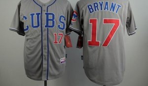 MLB chicago cubs #17 Bryant grey jerseys