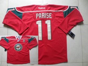 nhl jerseys minnesota wilds #11 parise red [2012]