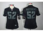 Nike Women NFL Green Bay Packers #52 Clay Matthews Black Jerseys(Impact Limited)