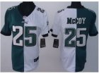 Nike Women Philadelphia Eagles #25 LeSean McCoy White-Green jerseys(Split)