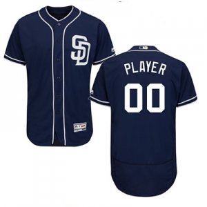 2016 Men San Diego Padres Majestic Blue Flexbase Authentic Collection Custom Jersey