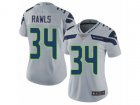 Women Nike Seattle Seahawks #34 Thomas Rawls Vapor Untouchable Limited Grey Alternate NFL Jersey