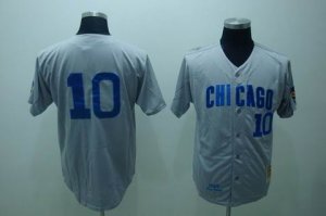 mlb chicago cubs santo #10 m&n grey