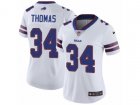 Women Nike Buffalo Bills #34 Thurman Thomas Vapor Untouchable Limited White NFL Jersey