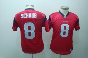 nfl houston texans #8 schaub red[kids]