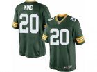 Mens Nike Green Bay Packers #20 Kevin King Limited Green Team Color NFL Jersey