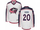 Youth Reebok Columbus Blue Jackets #20 Brandon Saad Authentic White Away NHL Jersey