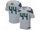 Mens Nike Seattle Seahawks #44 Delano Hill Elite Grey Alternate NFL Jersey