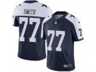 Youth Nike Dallas Cowboys #77 Tyron Smith Vapor Untouchable Limited Navy Blue Throwback Alternate NFL Jersey