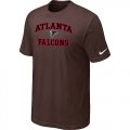 Atlanta Falcons Heart & Soull T-Shirt Brown