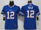 Nike Bills #12 Jim Kelly Blue Women Vapor Untouchable Limited Jersey
