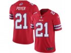Mens Nike Buffalo Bills #21 Jordan Poyer Elite Red Rush NFL Jersey