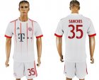 2017-18 Bayern Munich 35 SANCHES UEFA Champions League Away Soccer Jersey