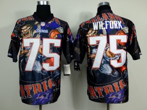 Nike new england patriots #75 wilfork camo jerseys[Elite Fanatical version]