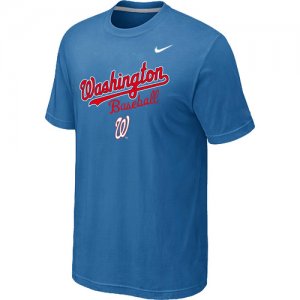 Nike MLB Washington Nationals 2014 Home Practice T-Shirt - light Blue