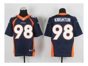 Nike jerseys denver broncos #98 knighton blue[new Elite][knighton]