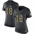 Women's Nike Baltimore Ravens #18 Breshad Perriman Limited Black 2016 Salute to Service NFL Jersey