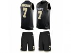 Mens Nike New Orleans Saints #7 Morten Andersen Limited Black Tank Top Suit NFL Jersey