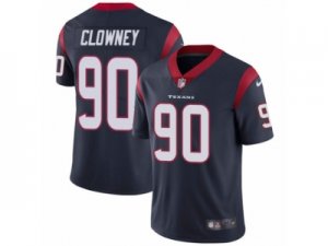 Mens Nike Houston Texans #90 Jadeveon Clowney Vapor Untouchable Limited Navy Blue Team Color NFL Jersey