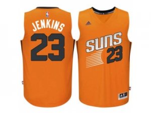 Mens Phoenix Suns #23 John Jenkins adidas Orange Swingman Alternate Jersey