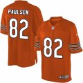 Mens Nike Chicago Bears #82 Logan Paulsen Limited Orange Alternate NFL Jersey