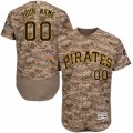 Mens Majestic Pittsburgh Pirates Customized Camo Flexbase Authentic Collection MLB Jersey