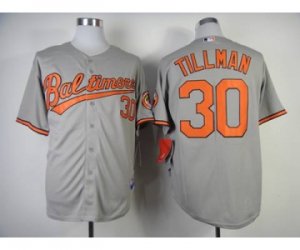MLB baltimore orioles #30 tillman grey jerseys