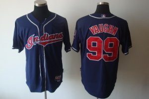 mlb cleveland indians #99 vaughn blue