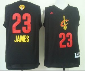 2015 nba finals cleveland cavaliers #23 james black [revolution 30 swingman]