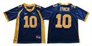 California Golden Bears #10 Marshawn Lynch Navy College Football Jersey