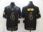 Nike Texans #4 Deshaun Watson Black Gold 2020 Salute To Service Limited Jersey