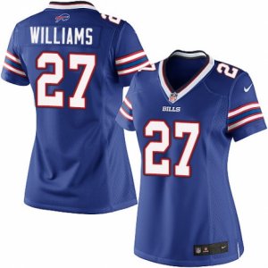 Women\'s Nike Buffalo Bills #27 Duke Williams Limited Royal Blue Team Color NFL Jersey