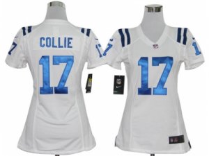 Nike Women nfl Indianapolis Colts #17 Austin Collie White jerseys