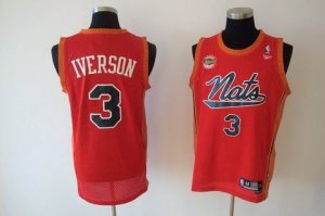 nba fans 76ers #3 iverson swingman red